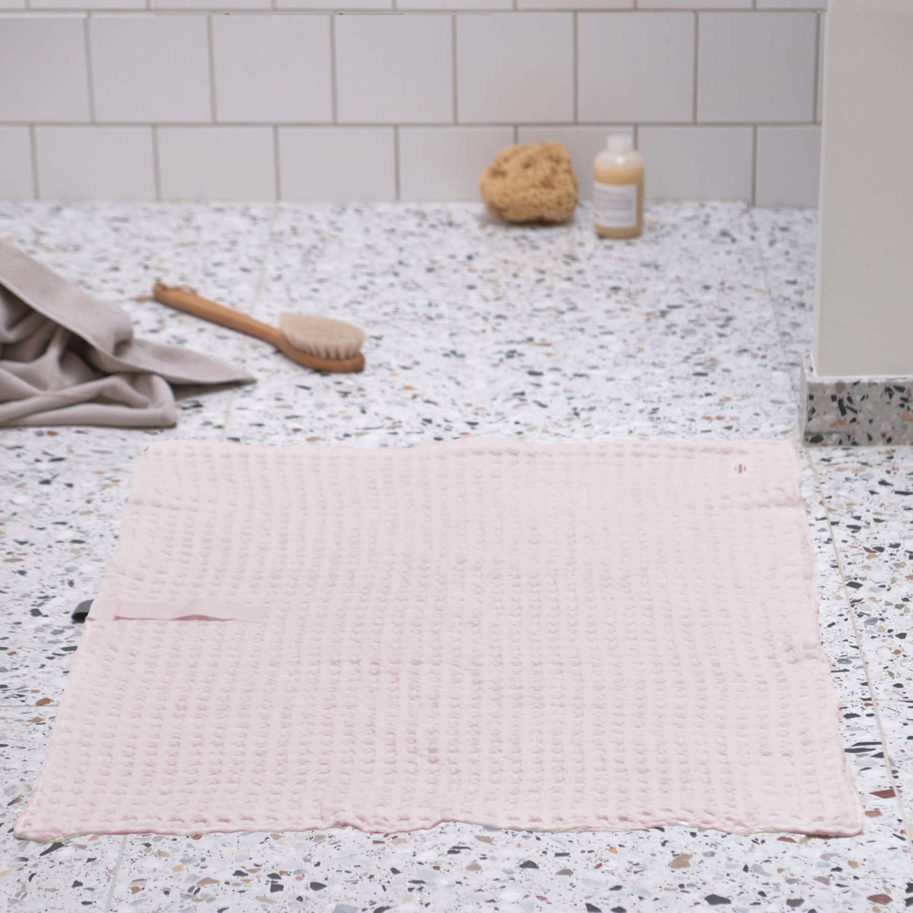 Big Waffle Bath Mat - 340 Dusty lavender