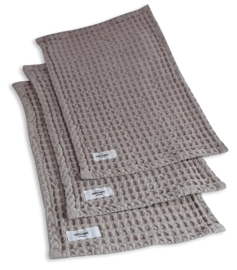 Big Waffle Wash Cloth (pack of 3 pcs) - 340 Dusty lavender