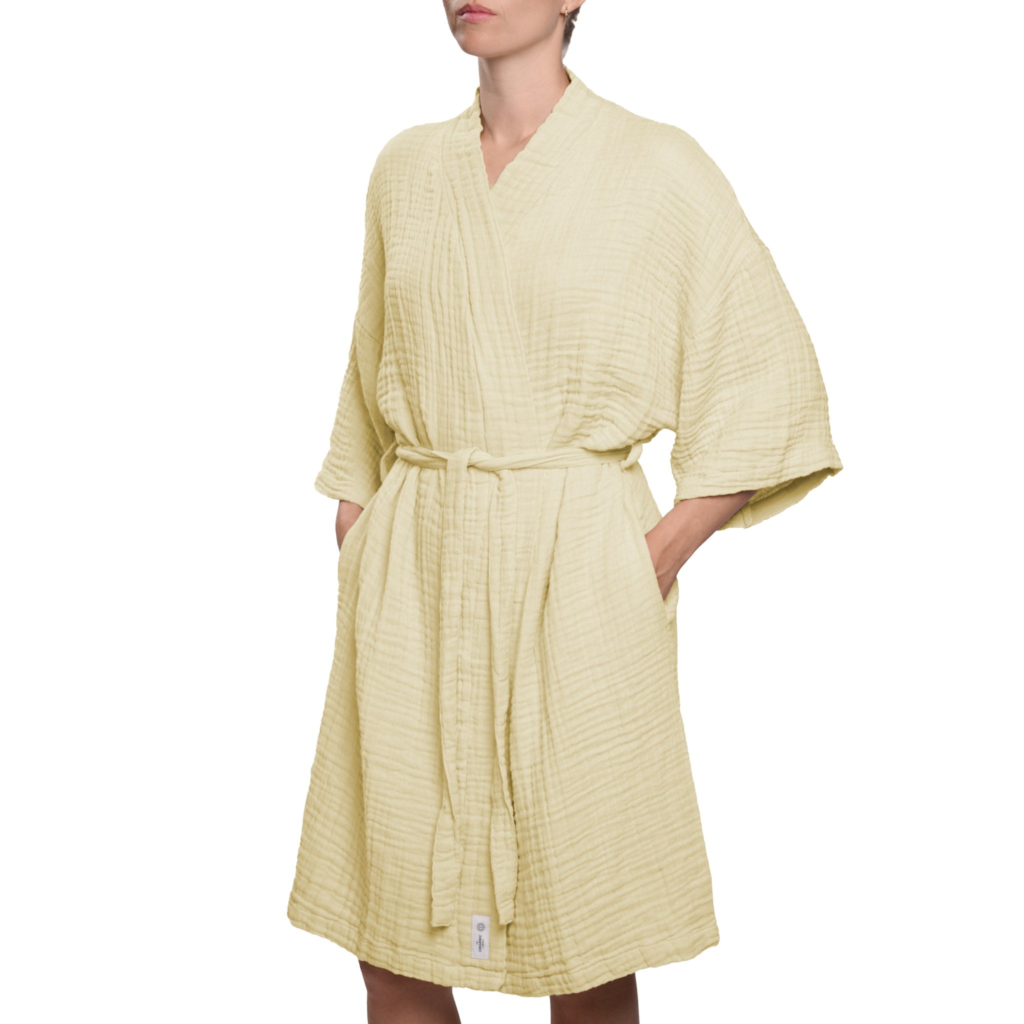 FINE Bathrobe - 210 Pale yellow