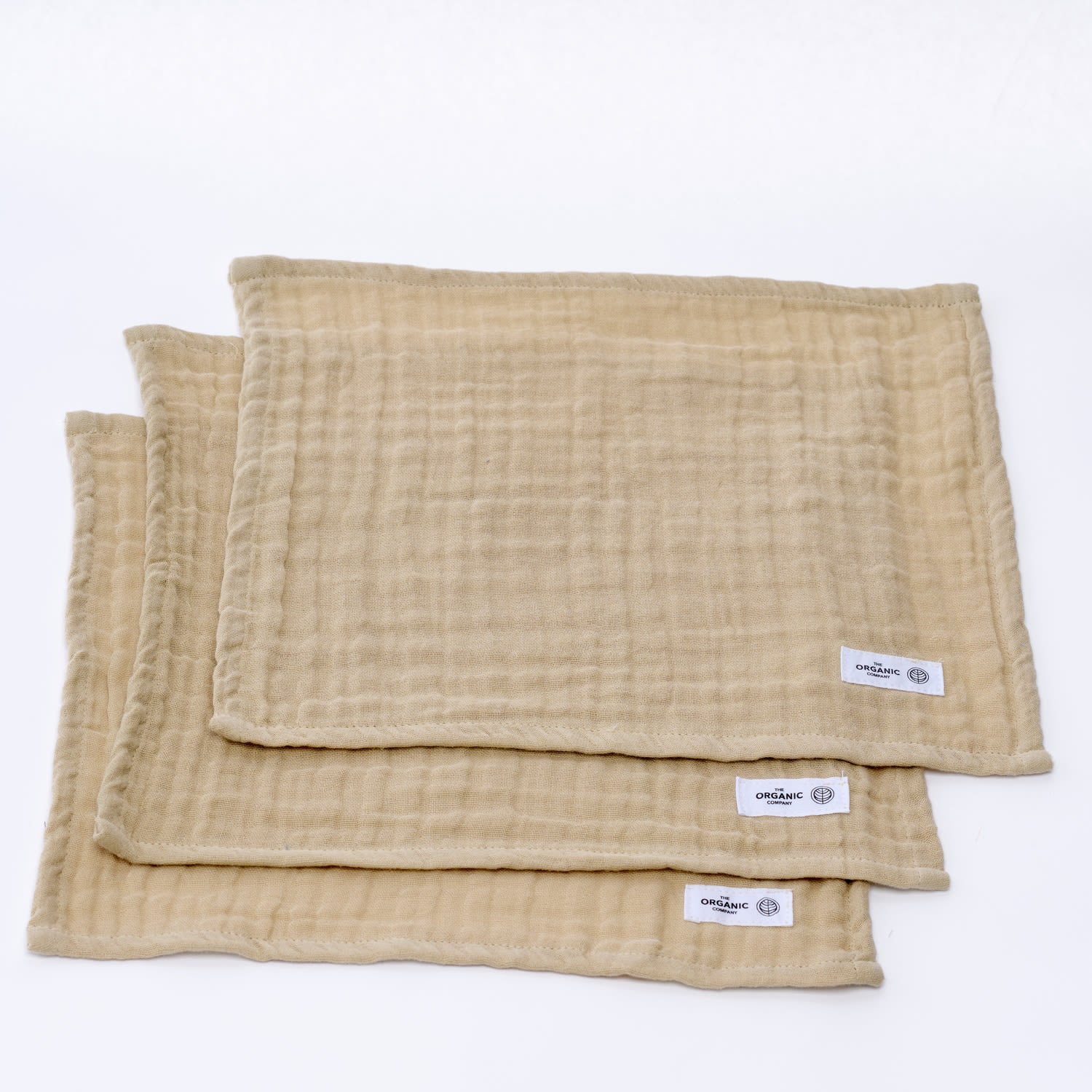FINE Wash Cloth (pack of 3 pcs) - 218 Pale honey