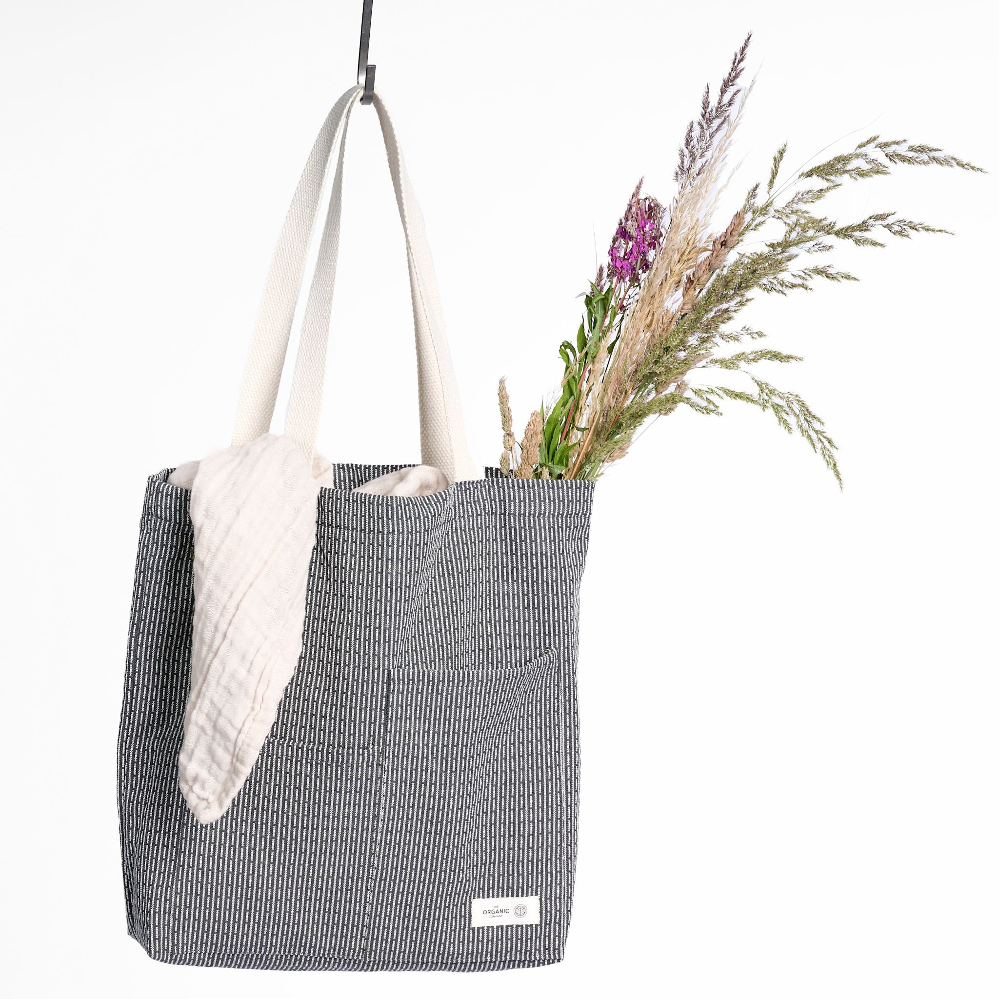 Piqué Tote Bag - 111 Evening grey
