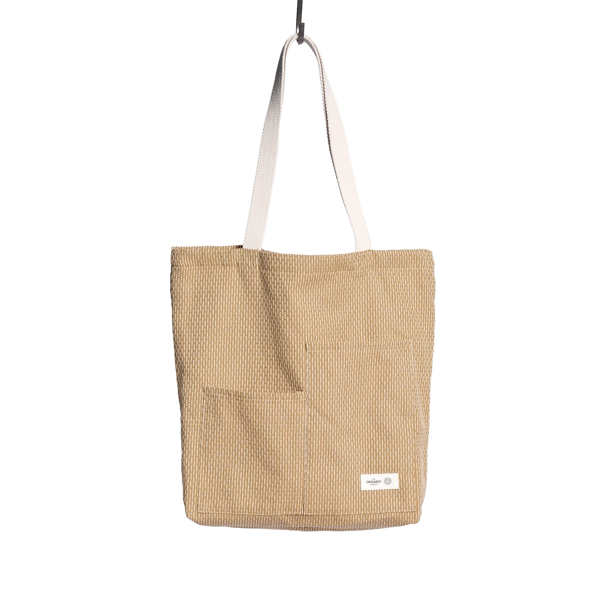Piqué Tote Bag - 216 Khaki stone