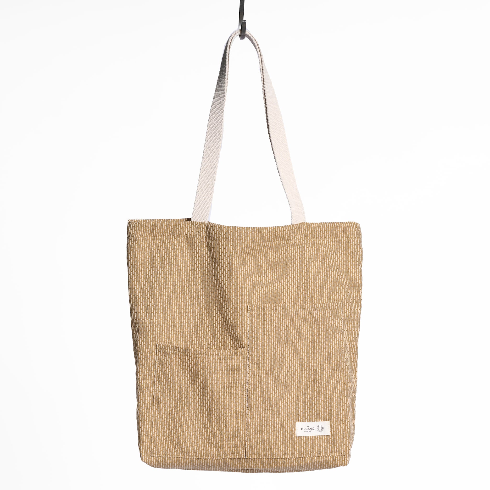 Piqué Tote Bag - 216 Khaki stone