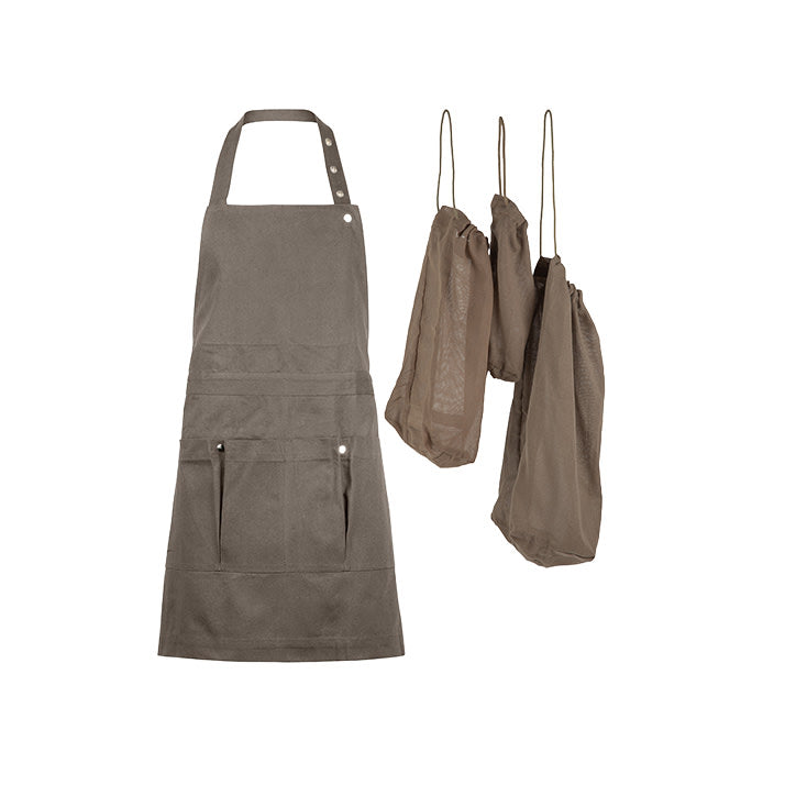 Garden Apron and foraging bags (4 pack)