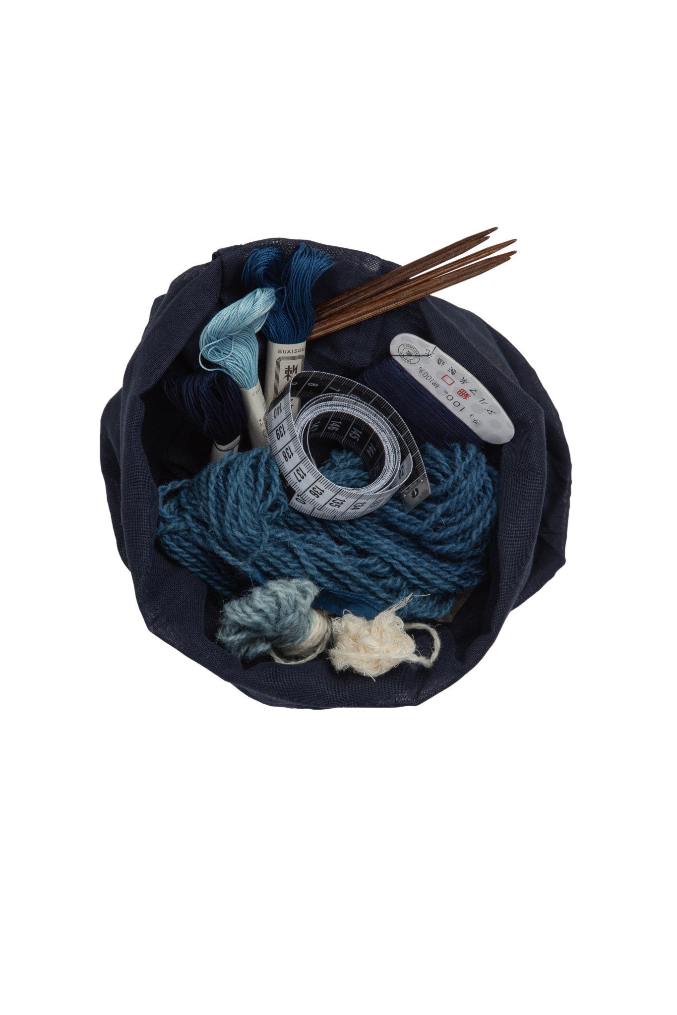 The Organic Company All Purpose Bag Large Gauze 500 Dark blue