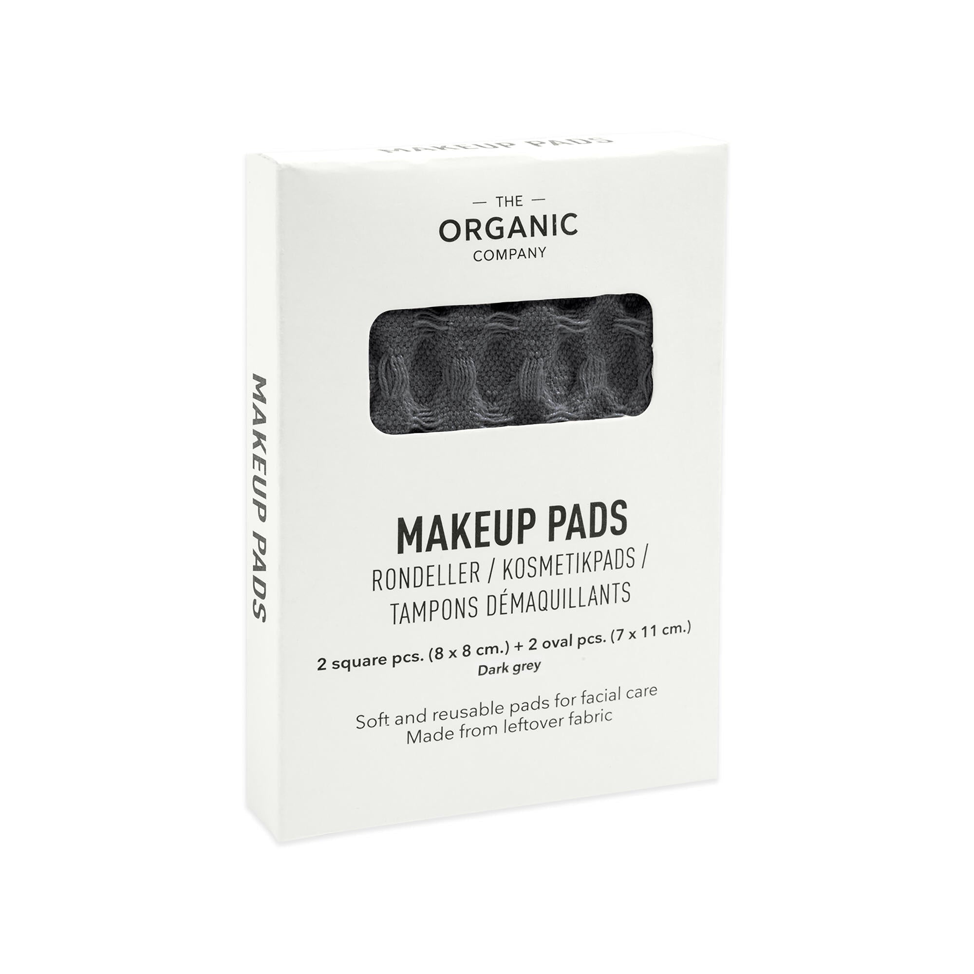 The Organic Company Big Waffle Makeup Pads Big Waffle 110 Dark grey