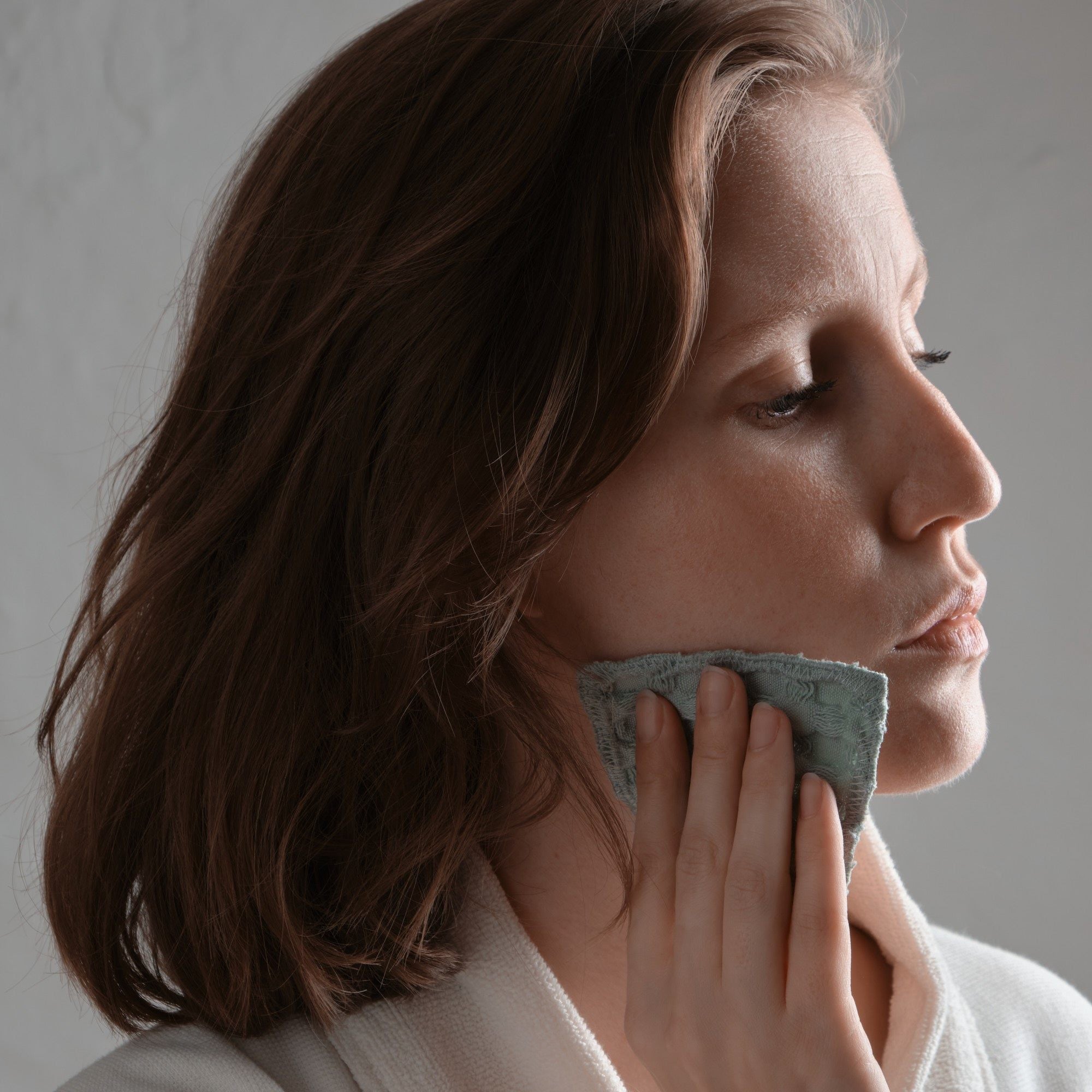 The Organic Company Big Waffle Makeup Pads Big Waffle 410 Dusty Mint