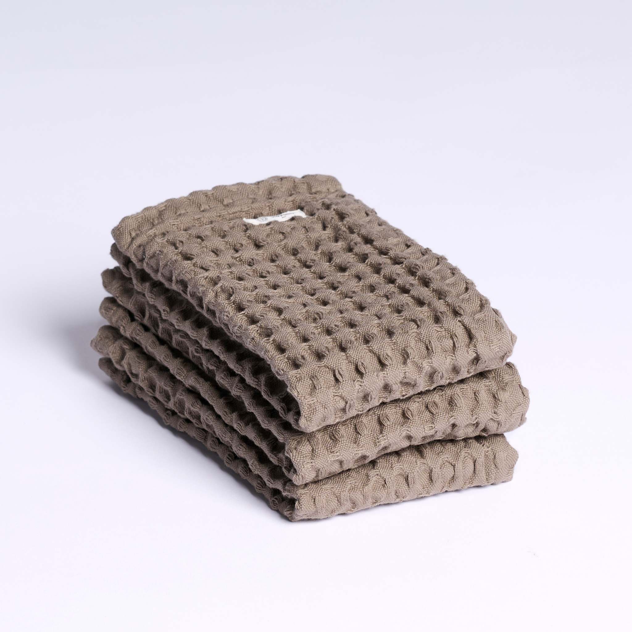 Big Waffle Wash Cloth (pack of 3 pcs) - 225 Clay