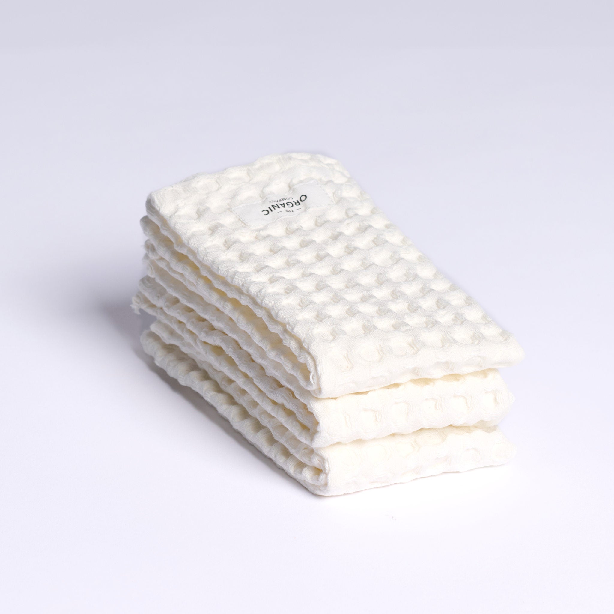 Big Waffle Wash Cloth (pack of 3 pcs) - 200 Natural white
