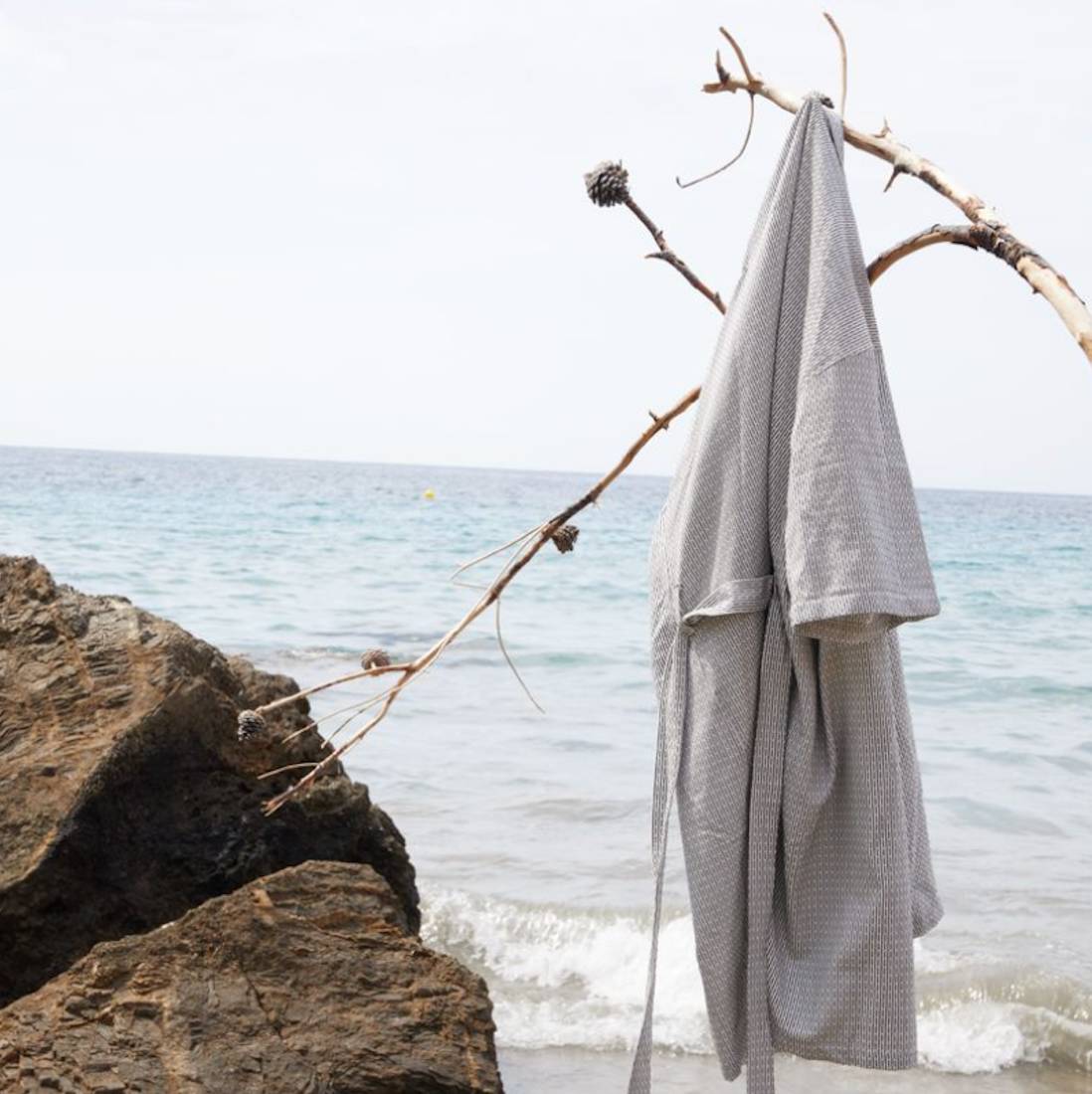 Wellness Bathrobe - 180 Morning grey