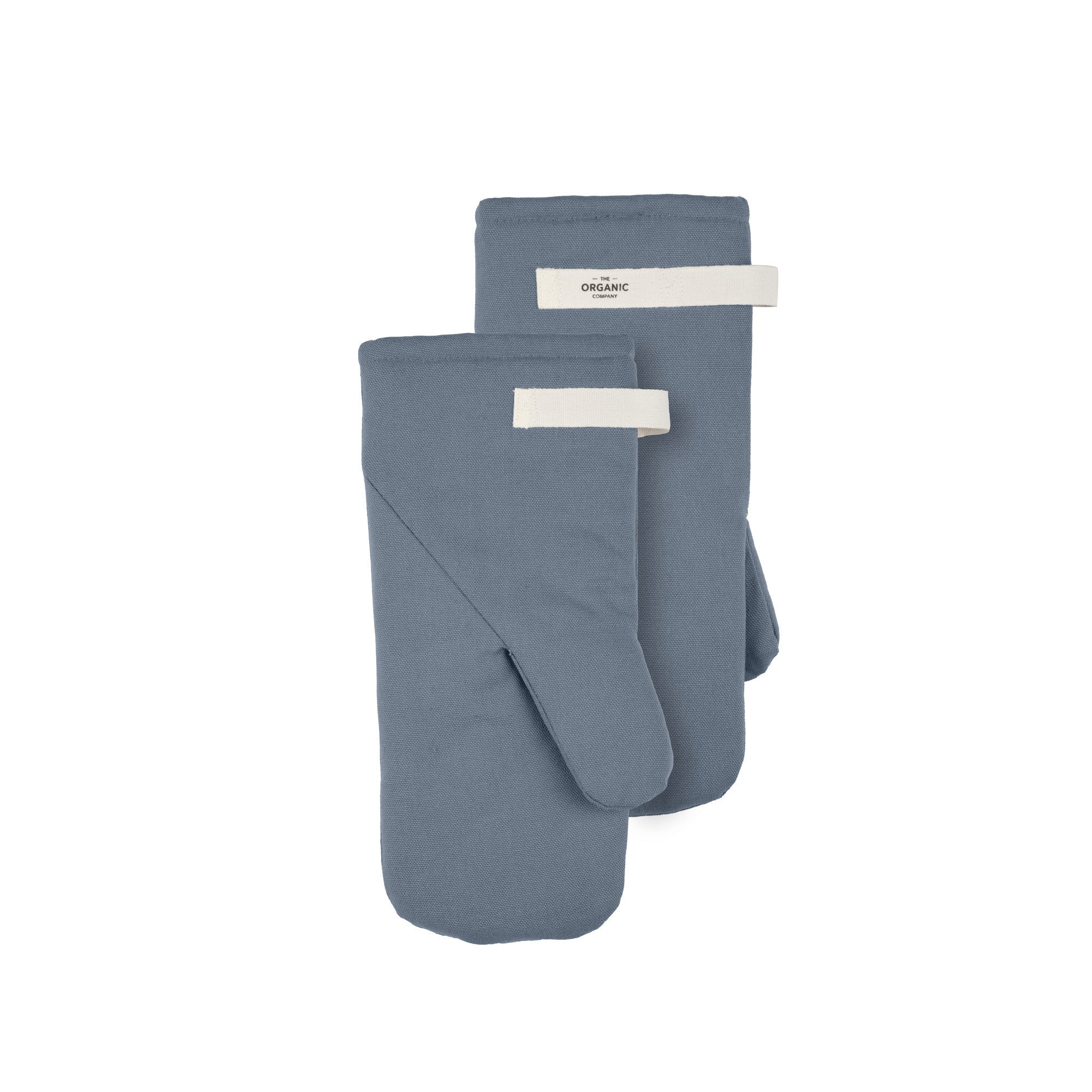 The Organic Company Oven Mitts Medium Canvas 510 Grey blue