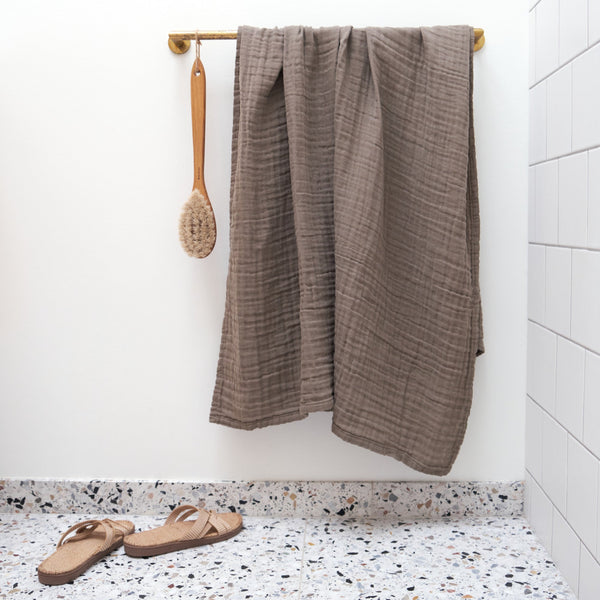 Ferm Living - Organic Bath Towel - Tan