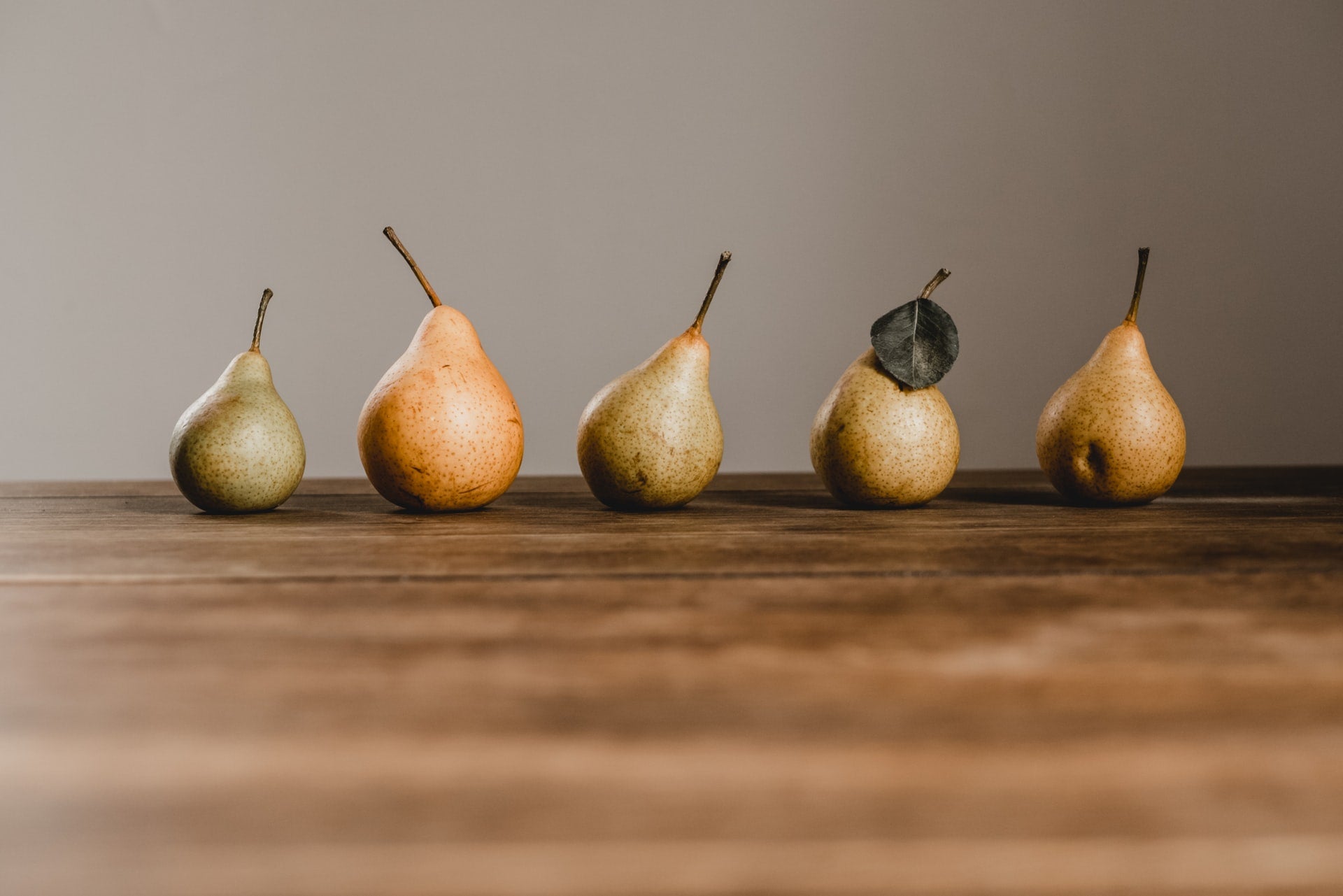 Fruit on a wooden table