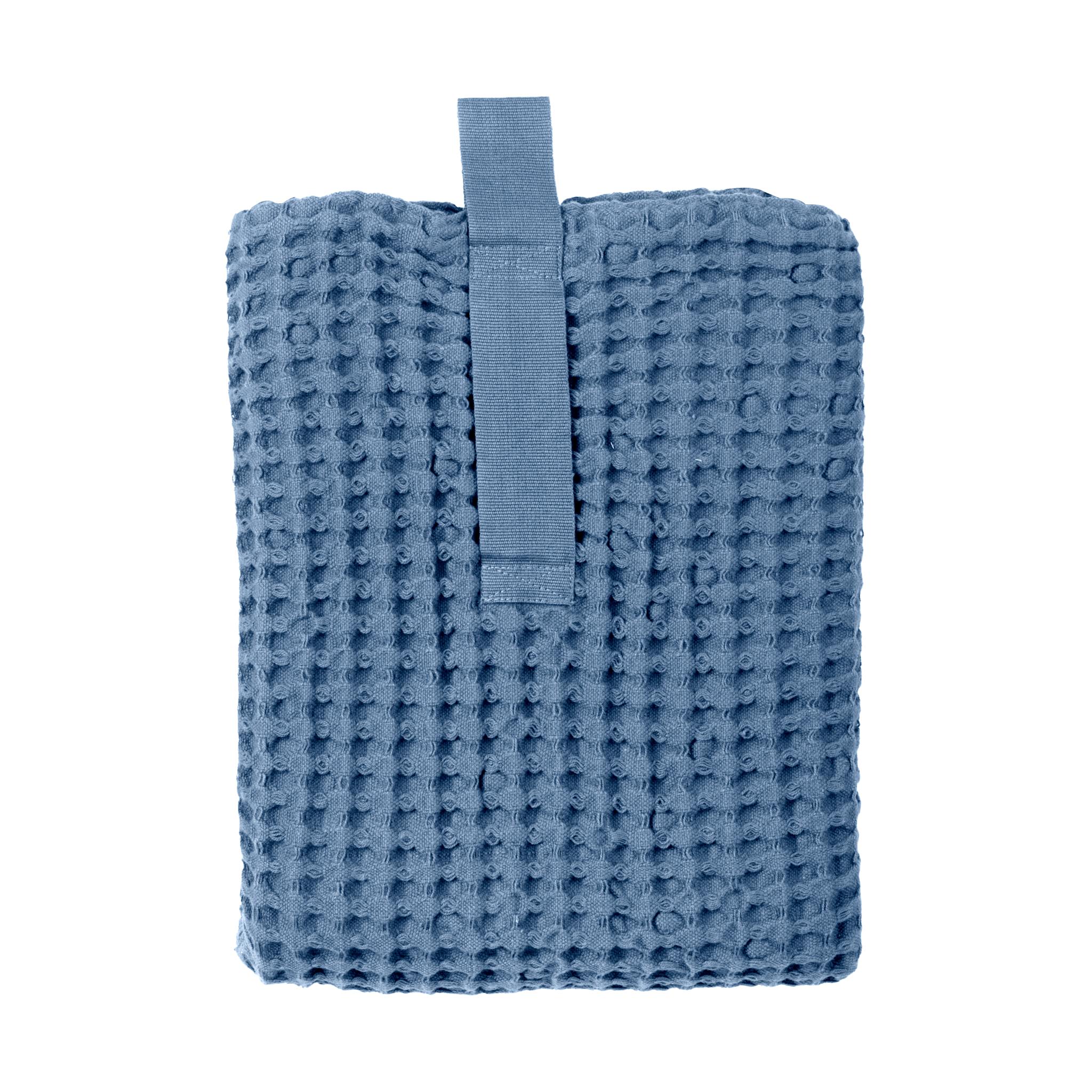 Big Waffle Bath Mat - 510 Grey blue
