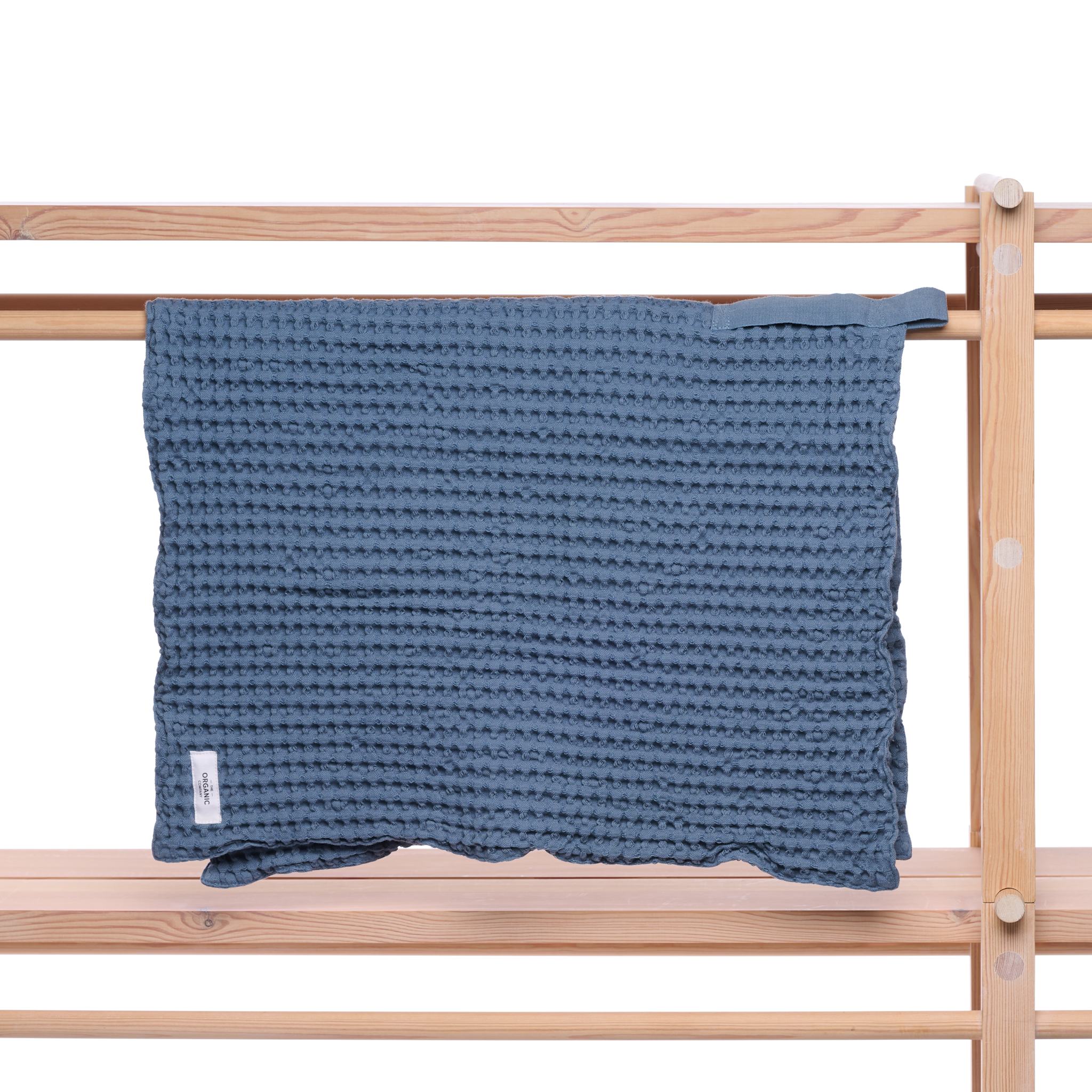 Big Waffle Bath Mat - 510 Grey blue