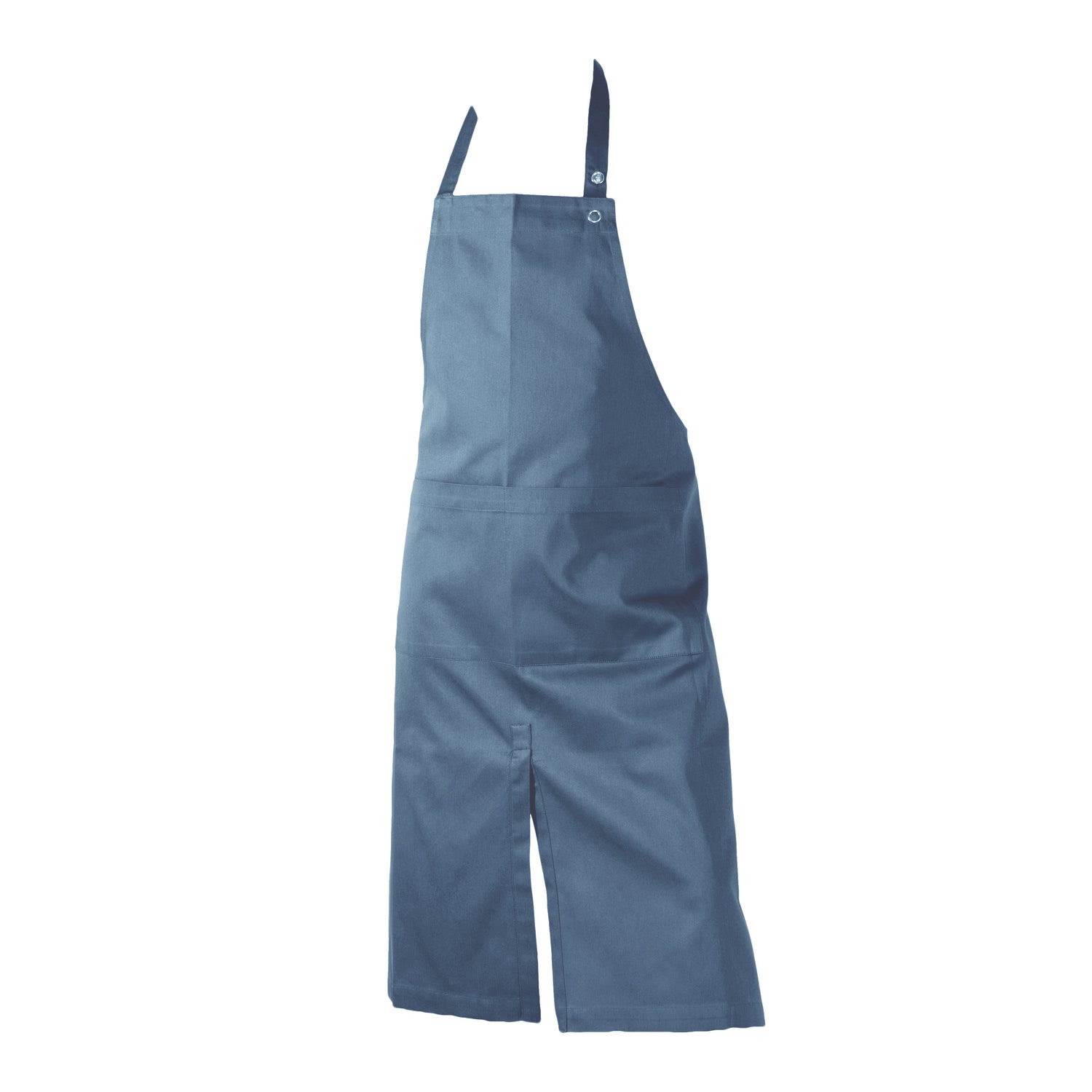 Apron with Pocket - 510 Grey blue