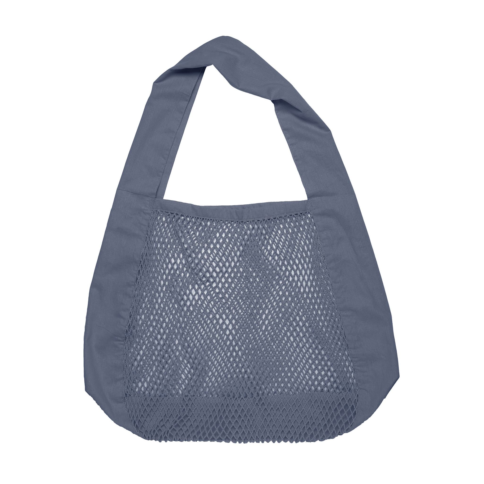 Net shoulder bag - 510 Grey blue