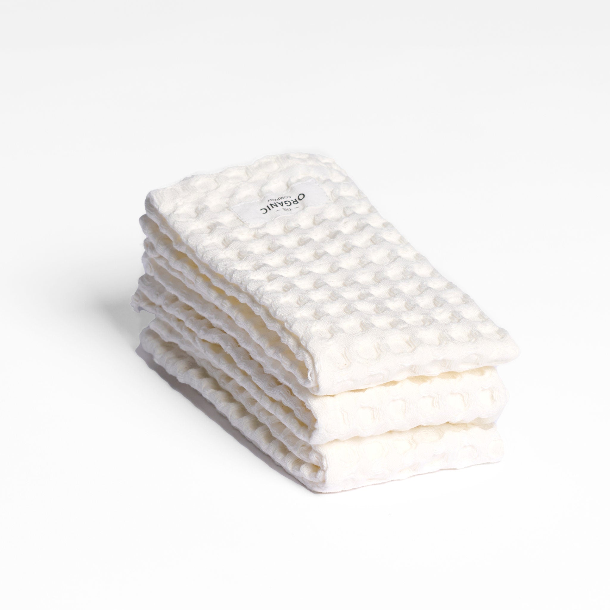 Big Waffle Wash Cloth (pack of 3 pcs) - 200 Natural white