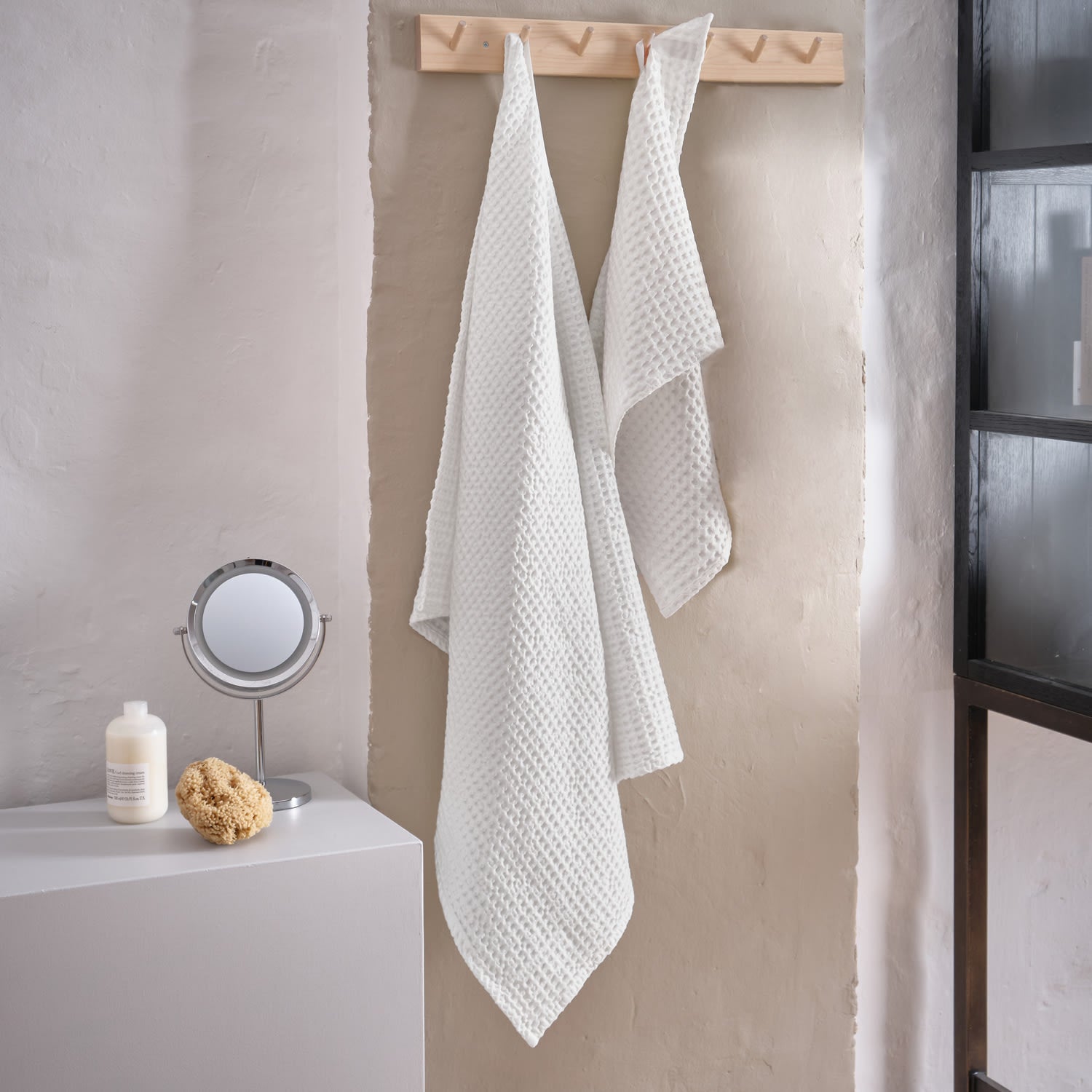 Big Waffle Gift Set - 200 Natural white