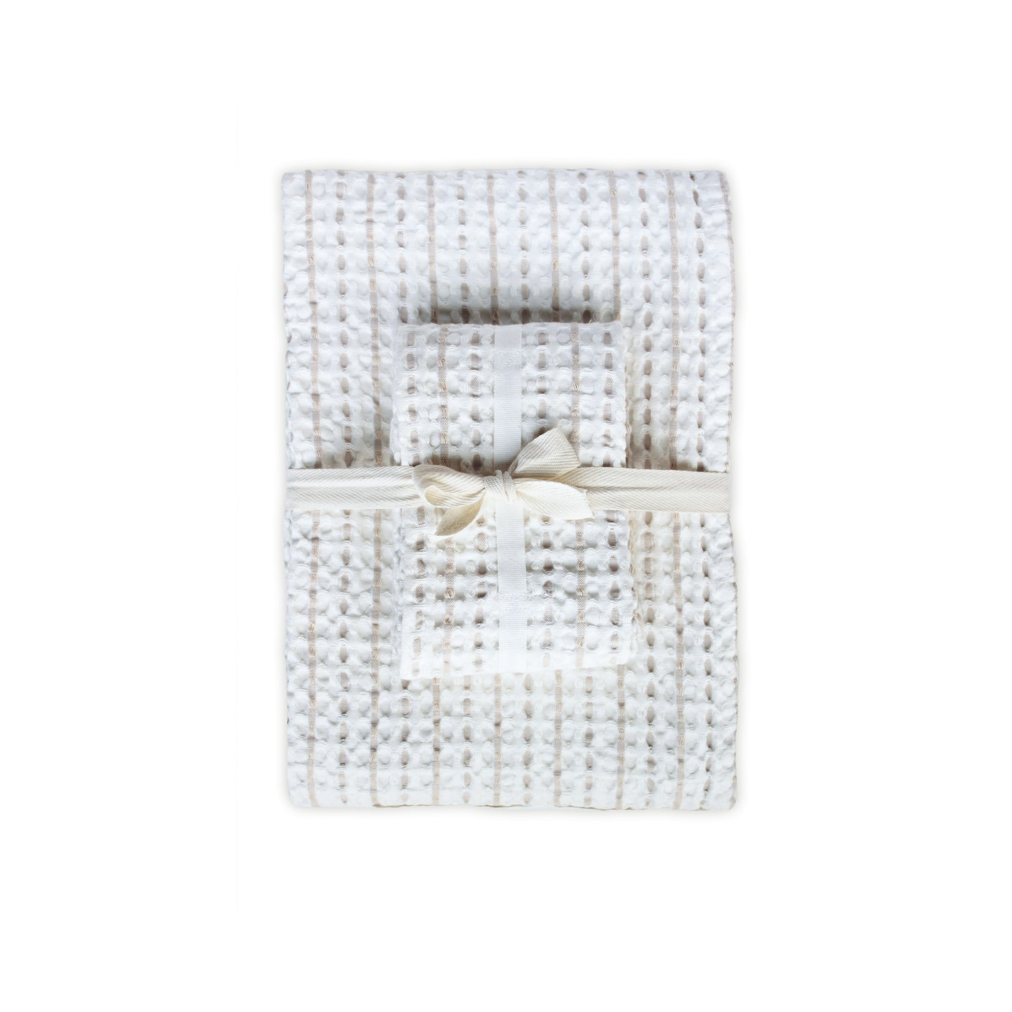 Big Waffle Gift Set - 205 Natural white stone