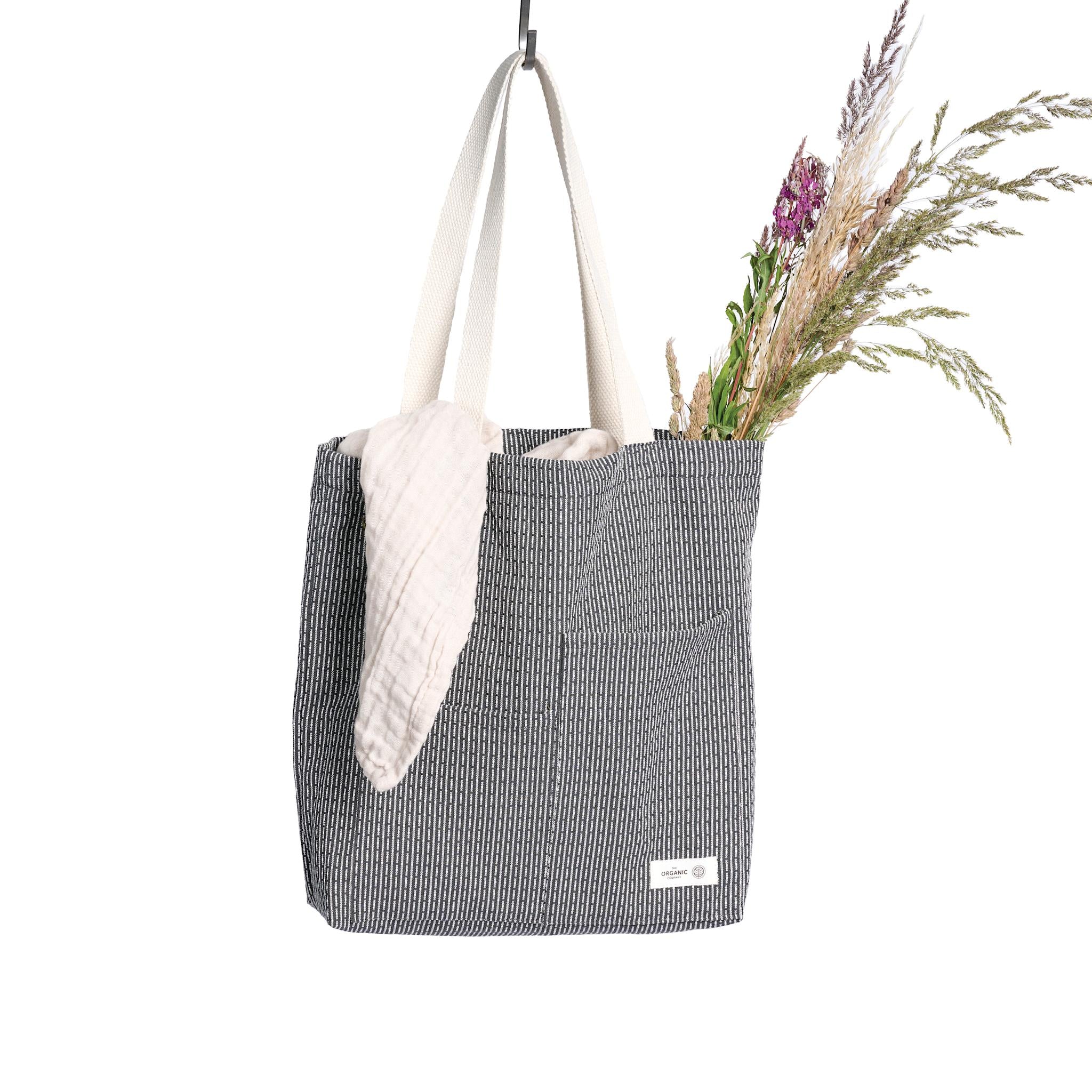 Piqué Tote Bag - 111 Evening grey