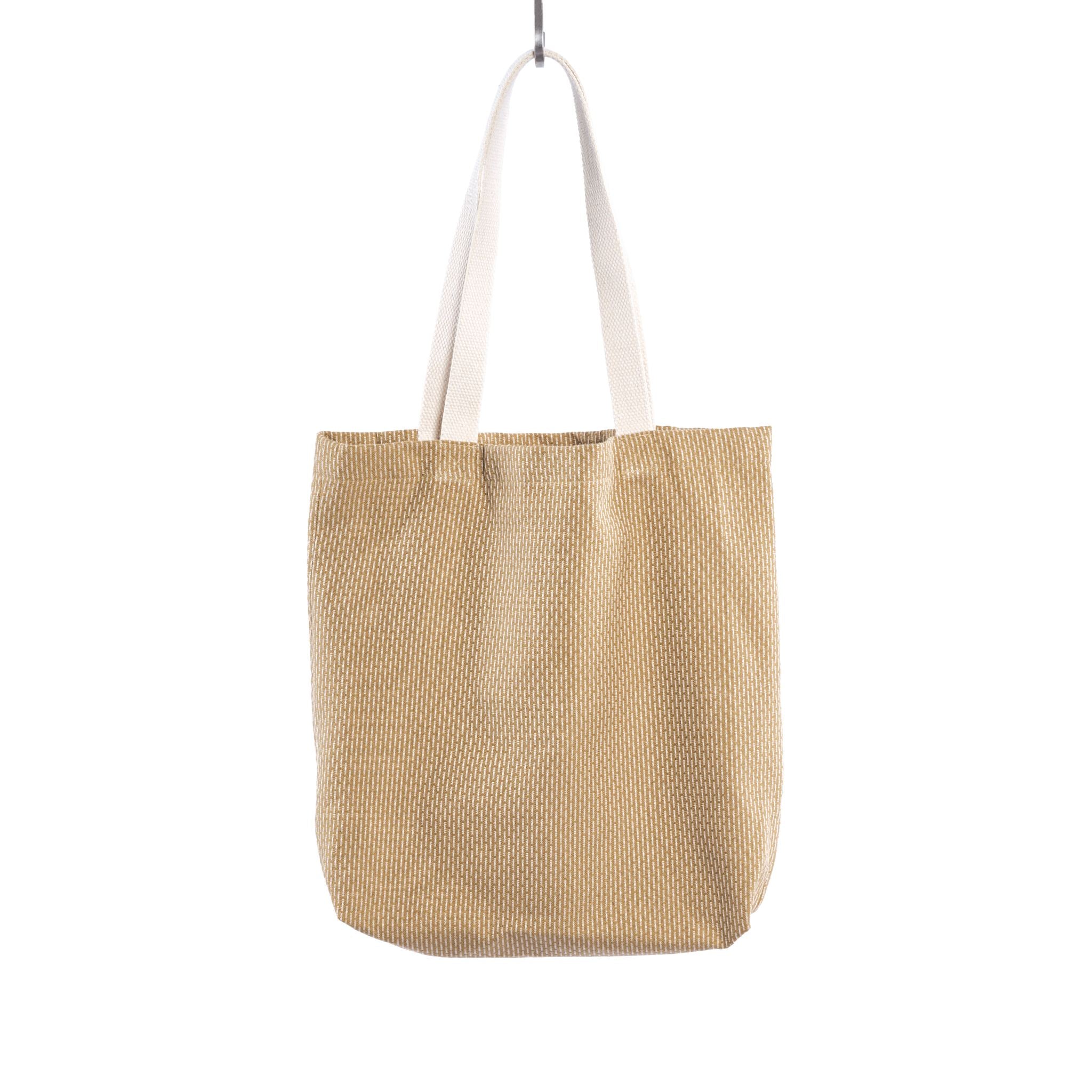Piqué Tote Bag - 216 Khaki stone