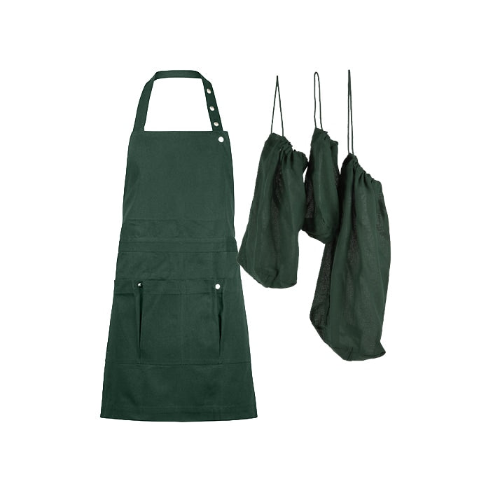 Garden Apron and foraging bags (4 pack)
