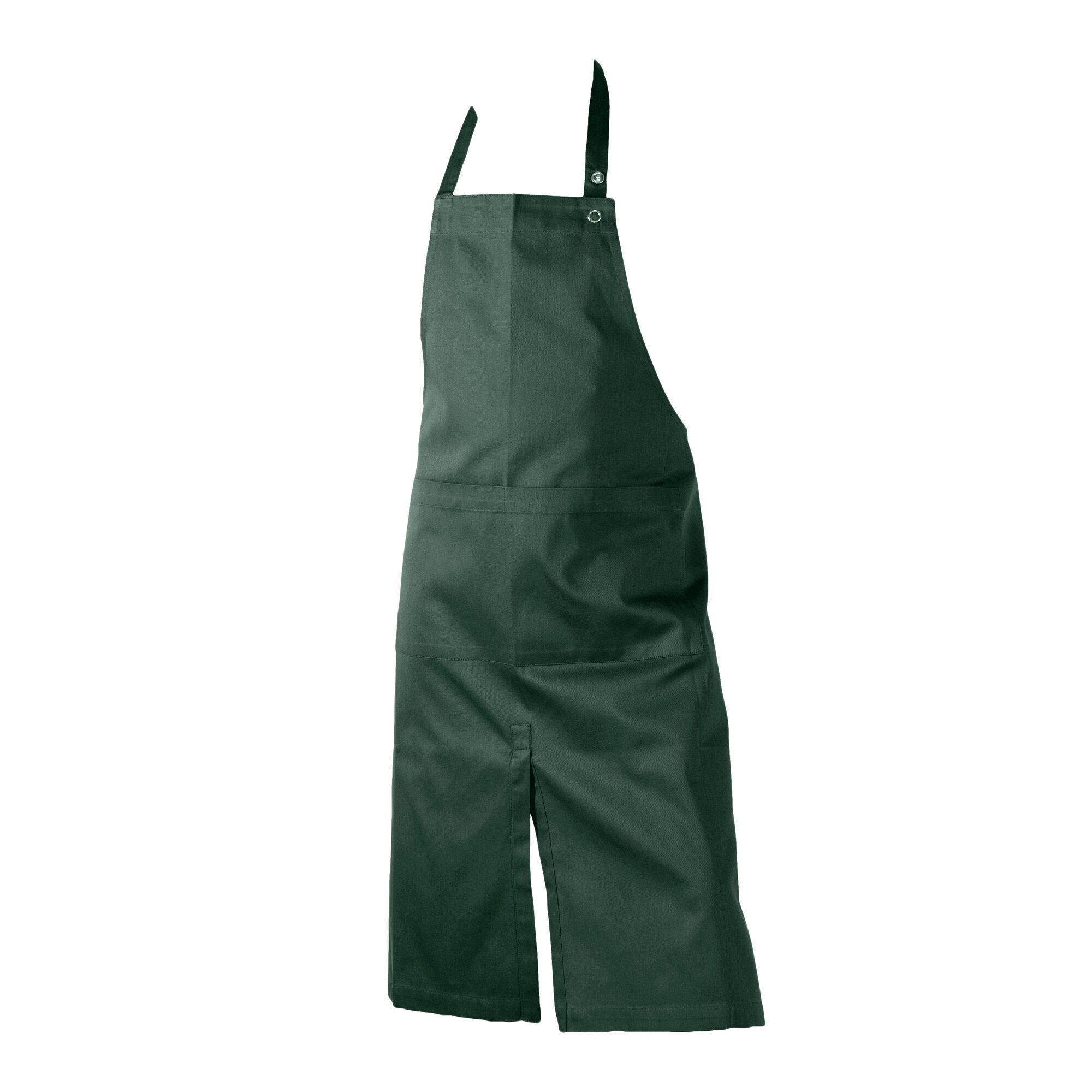 The Organic Company Apron with Pocket Twill 400 Dark green