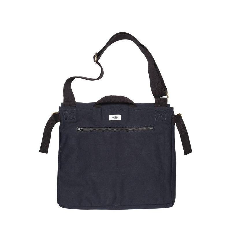 The Organic Company Big Shoulder Bag Heavy canvas 502 Rei - dark blue