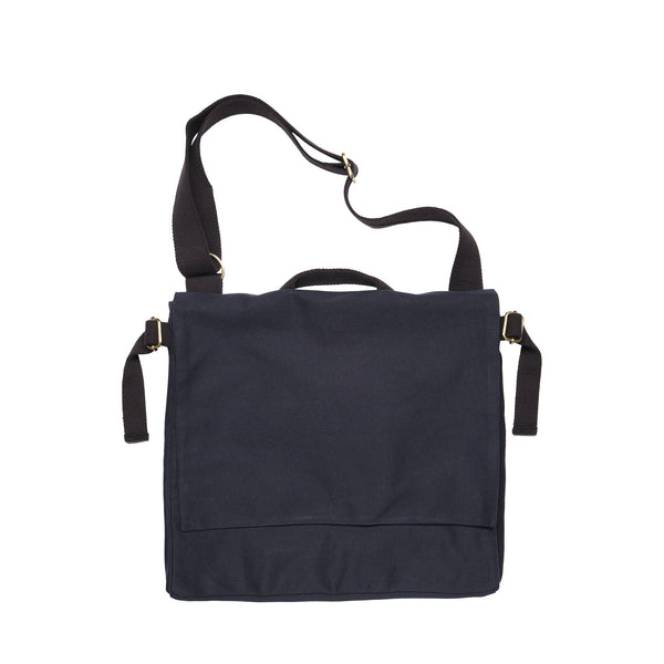 The Organic Company Big Shoulder Bag Heavy canvas 502 Rei - dark blue