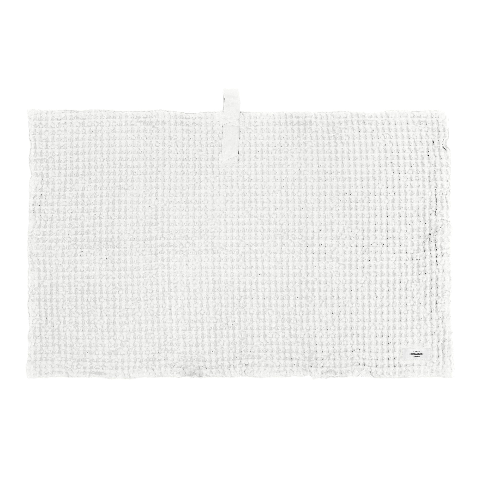The Organic Company Big Waffle Bath Mat - 80 x 55 cm Big Waffle 200 Natural white