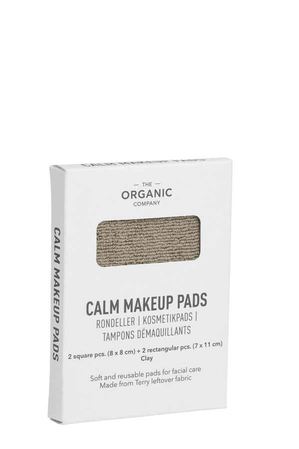 The Organic Company CALM Makeup Pads TerryPlain 225 Clay