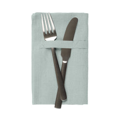 The Organic Company Dinner Napkins Herringbone 410 Dusty Mint