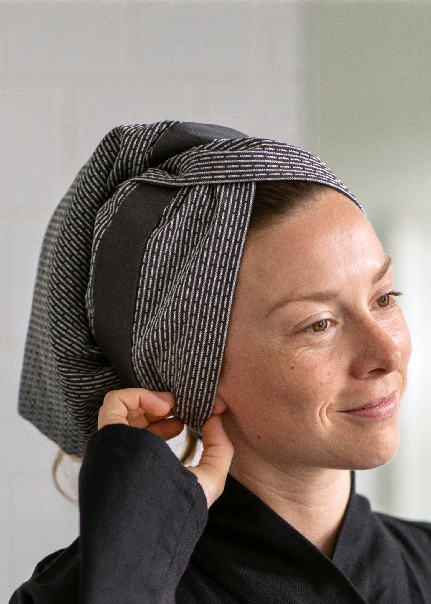 The Organic Company Hand Hair Towel Piqué 330 Stone rose