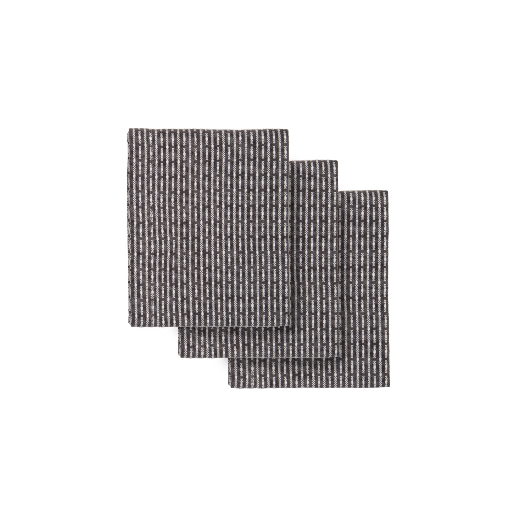 The Organic Company Urban kitchen cloth m (3 pack) Piqué 111 Evening grey