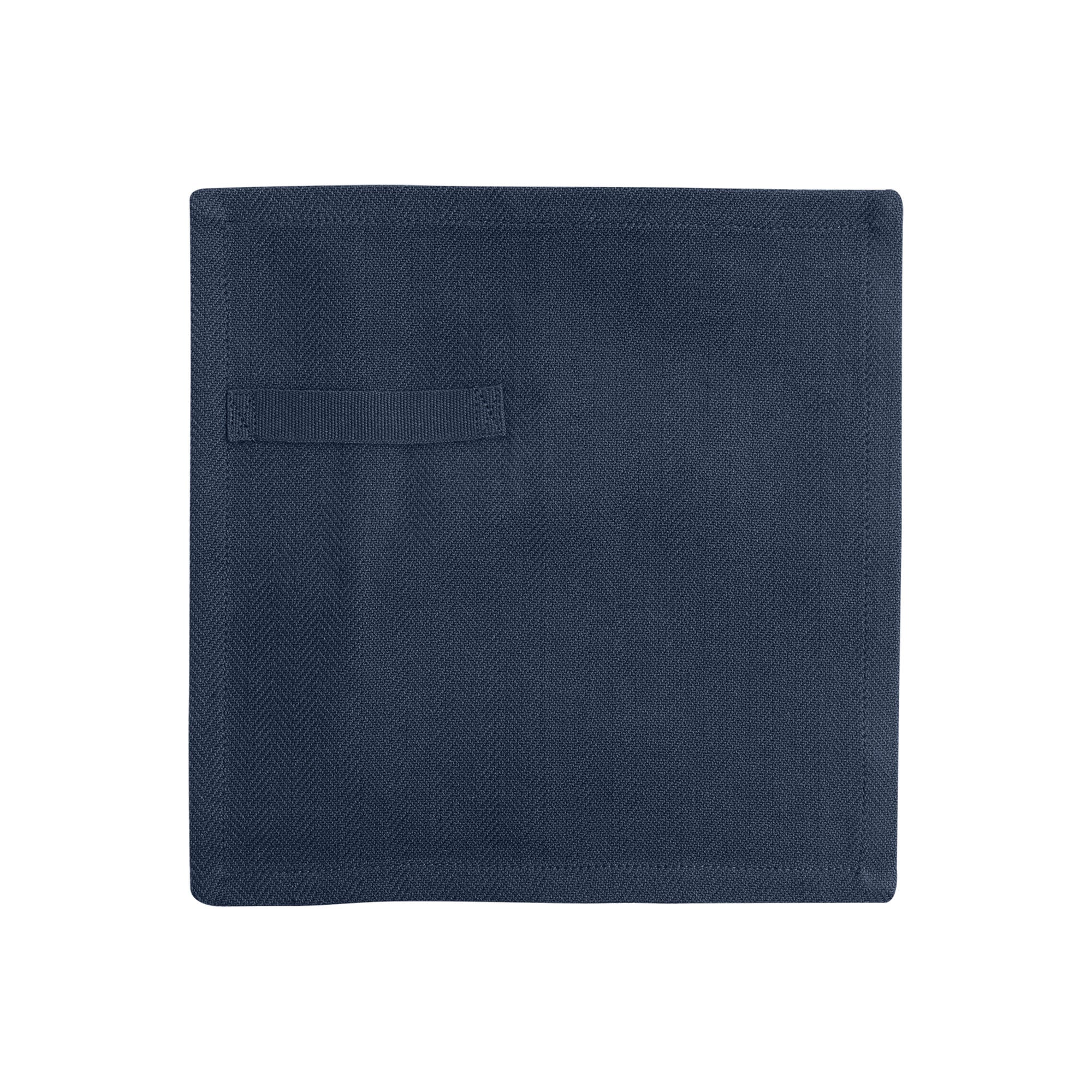 The Organic Company Everyday Napkin Herringbone 500 Dark blue