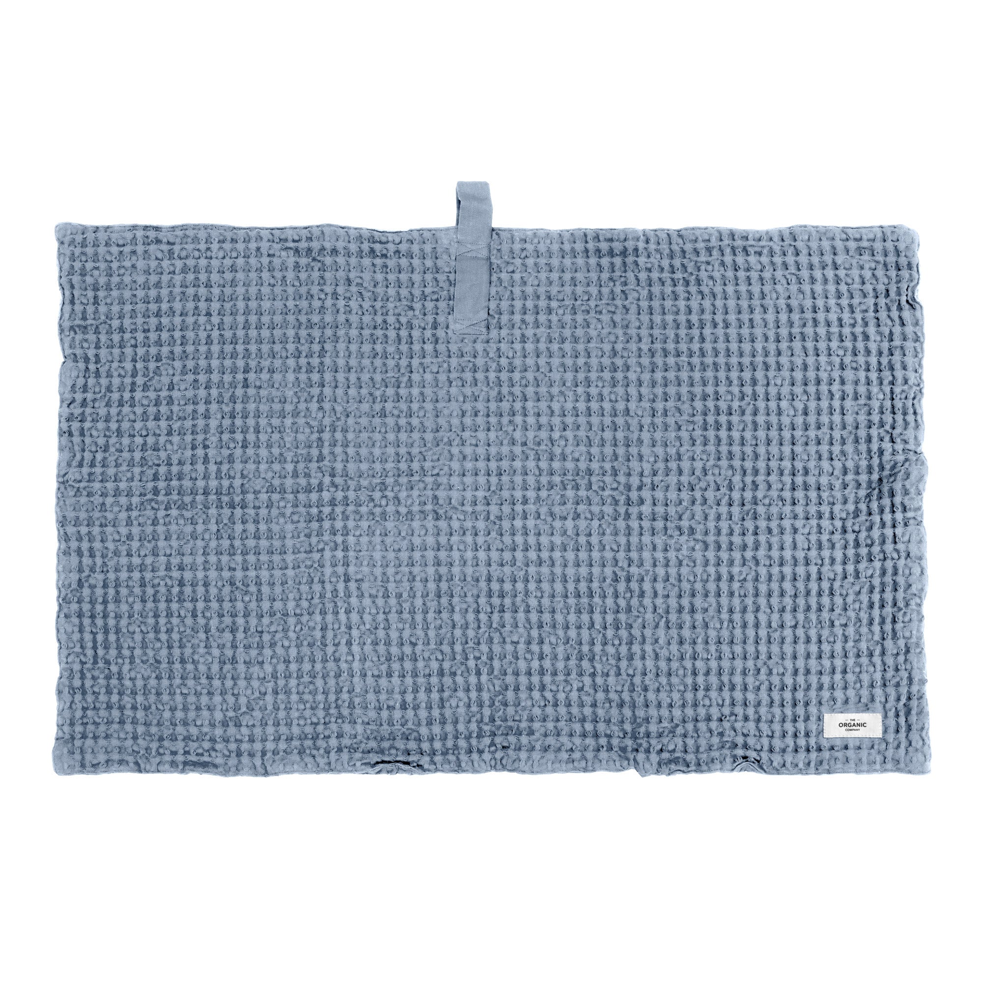 The Organic Company Big Waffle Bath Mat - 80 x 55 cm Big Waffle 510 Grey blue