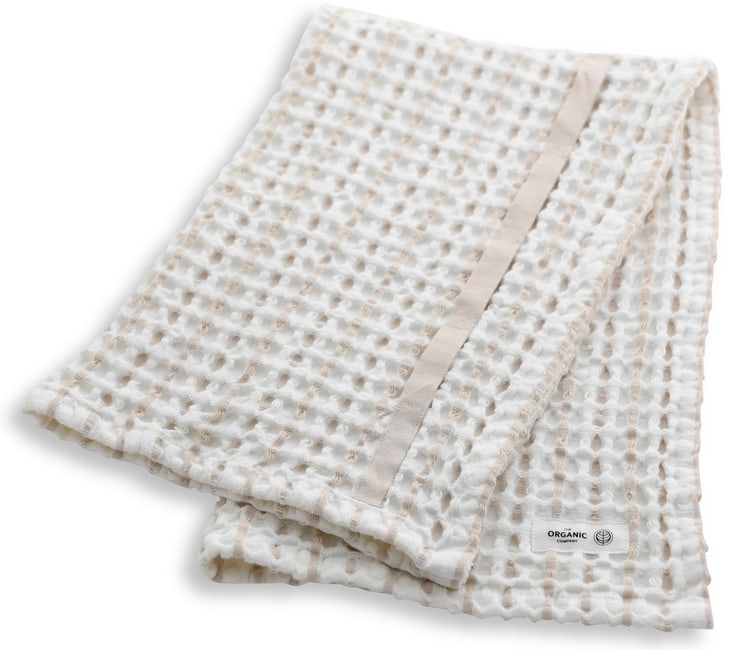 Big Waffle Hand Towel - 205 Natural white stone