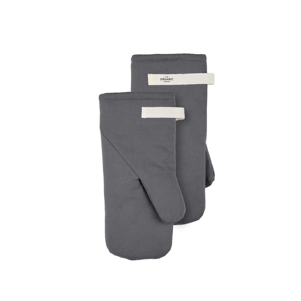 The Organic Company Oven Mitts Medium Canvas 110 Dark grey