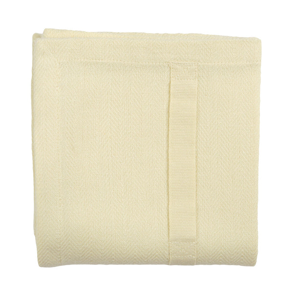 The Organic Company Kitchen Towel Herringbone 210 Pale yellow