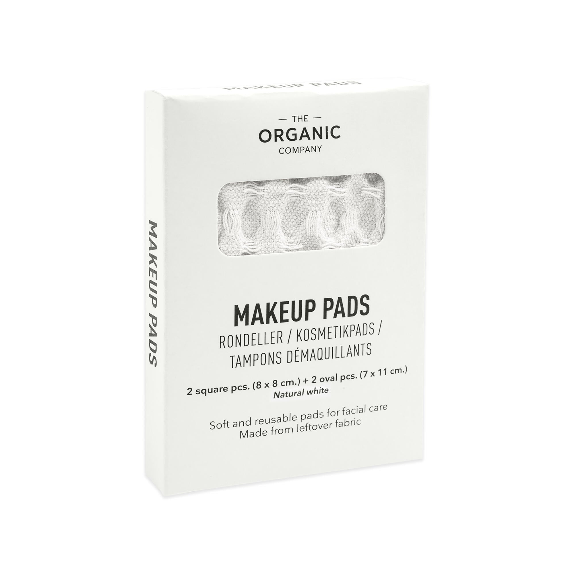 The Organic Company Big Waffle Makeup Pads Big Waffle 200 Natural white