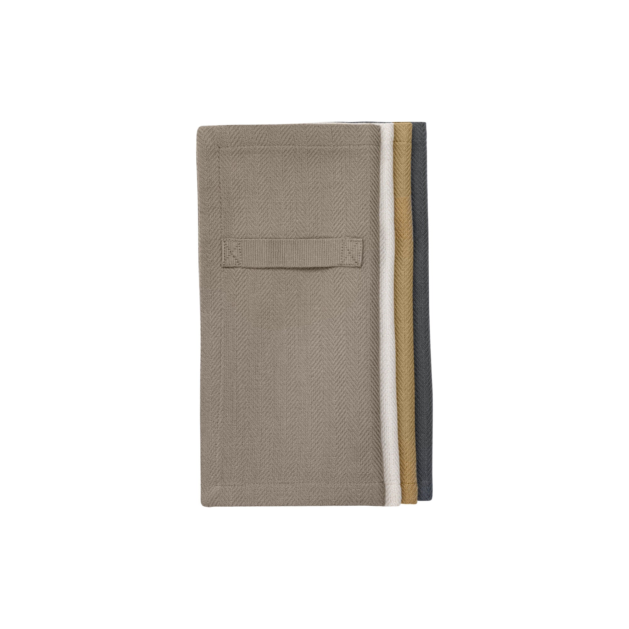 The Organic Company Everyday Napkin Herringbone 901 Earth Color Mix