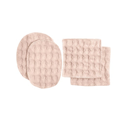 The Organic Company Big Waffle Makeup Pads Big Waffle 331 Pale rose