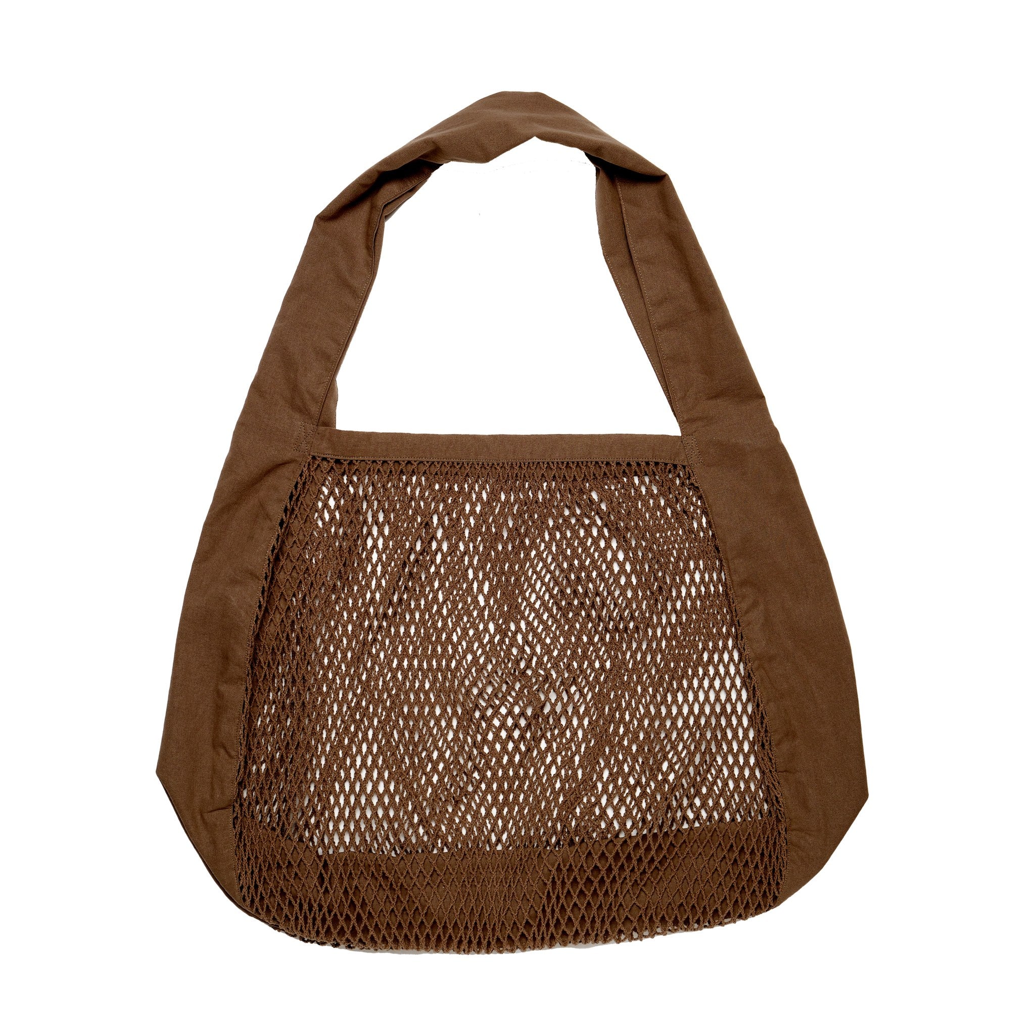 Net shoulder bag - 240 Teak