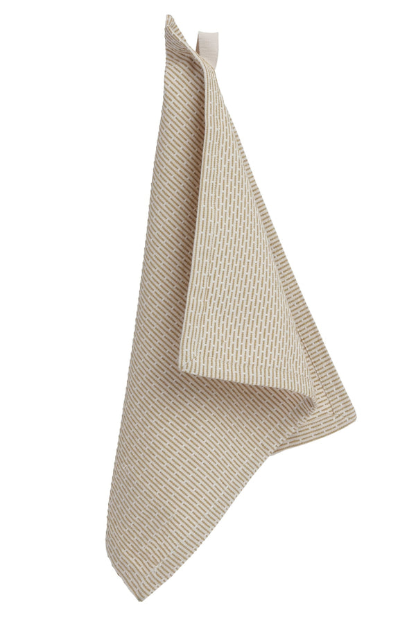 The Organic Company Kitchen Cloth Piqué 214 Stone khaki