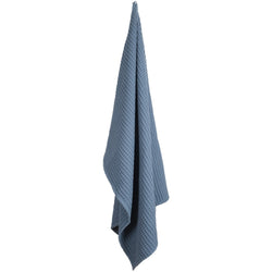 The Organic Company Big Waffle Towel and Blanket - 150 x 100 cm Big Waffle 510 Grey blue