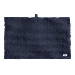 The Organic Company Big Waffle Bath Mat - 80 x 55 cm Big Waffle 500 Dark blue