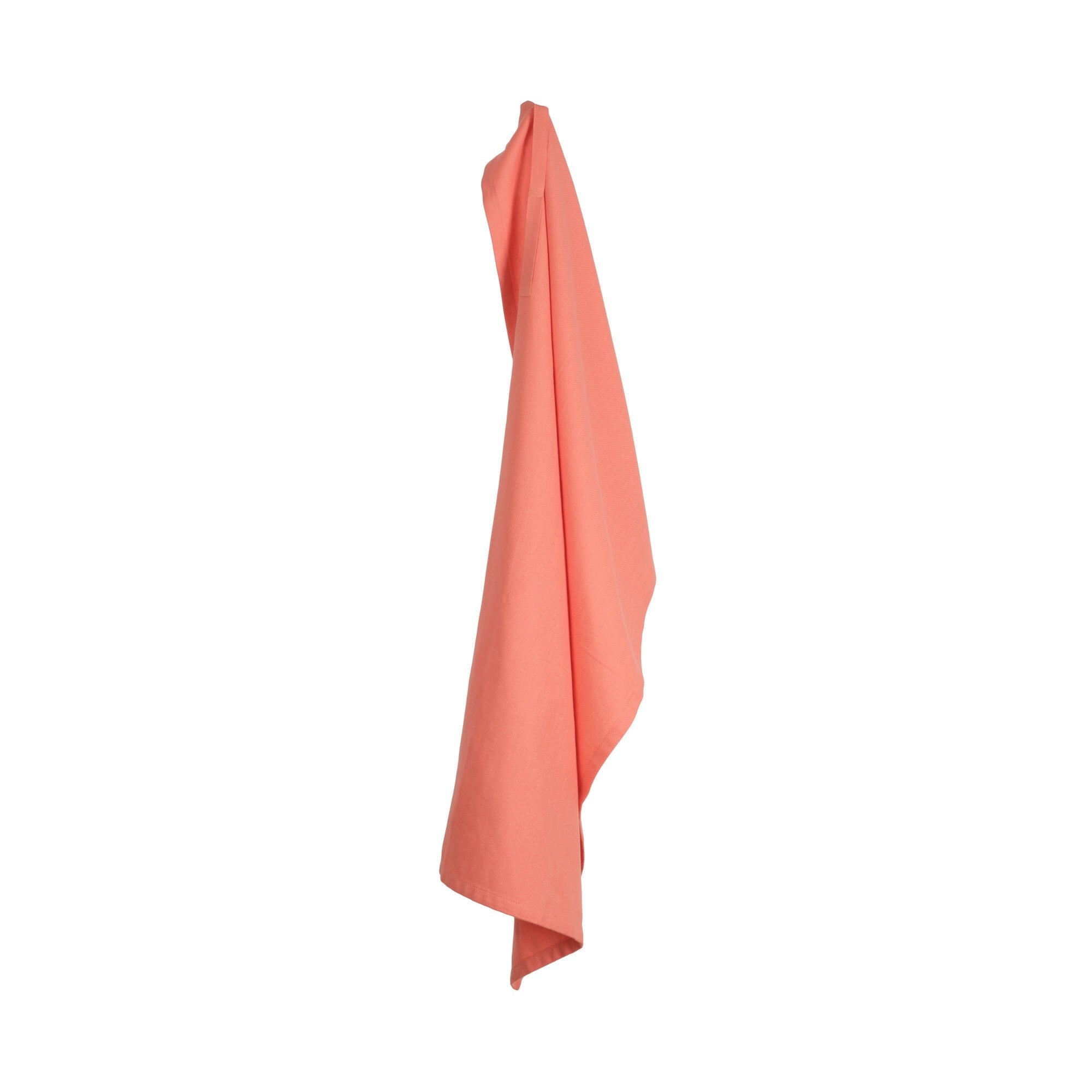 The Organic Company Kitchen Towel Herringbone 385 Coral