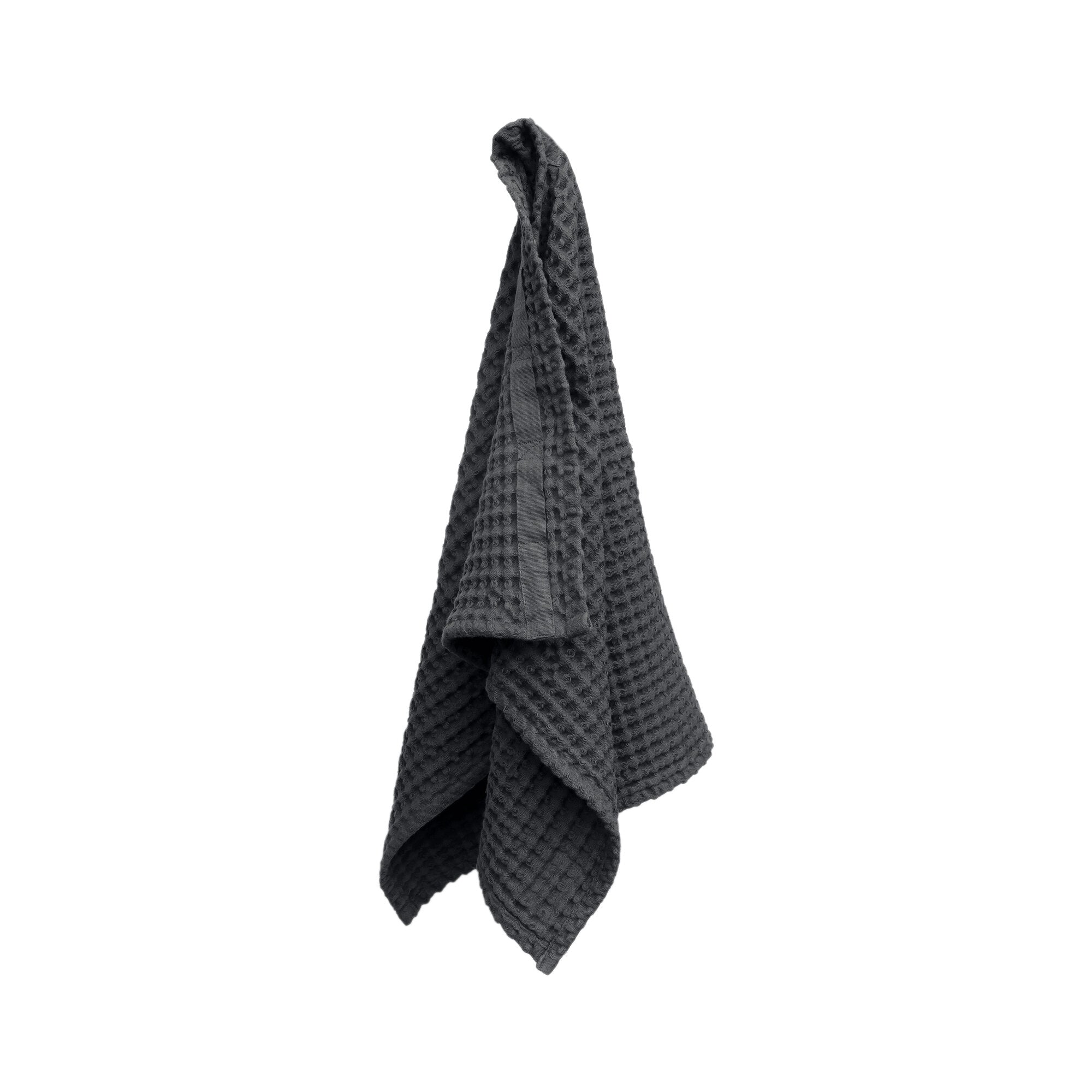 The Organic Company Big Waffle Hand Towel Big Waffle 110 Dark grey