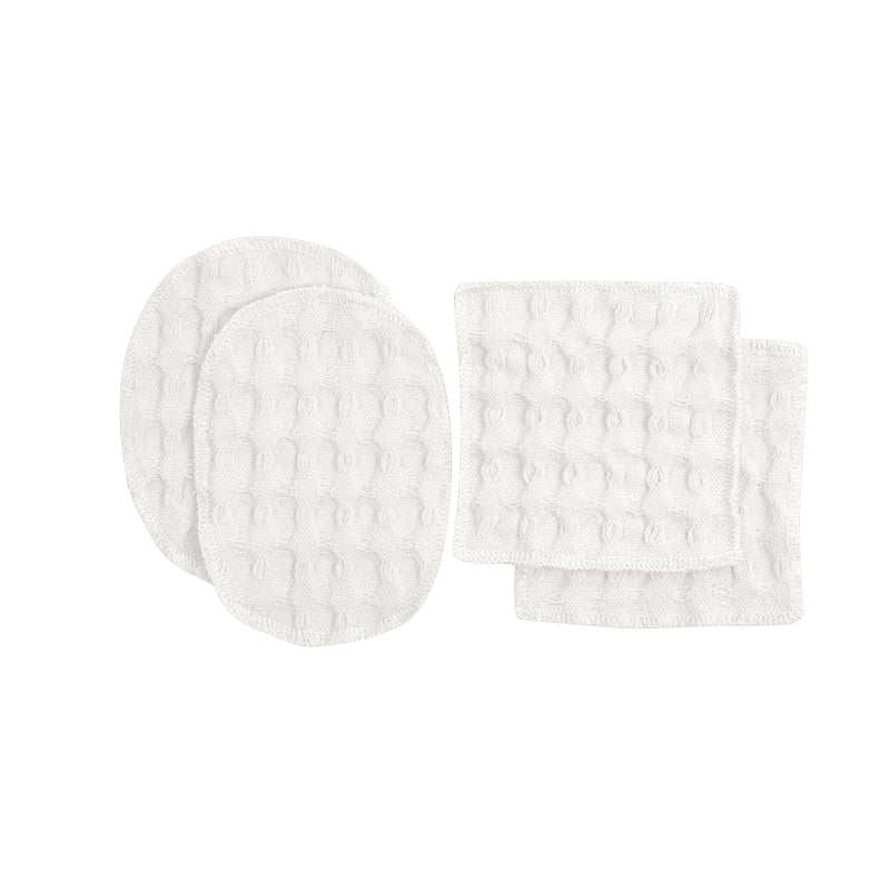 The Organic Company Big Waffle Makeup Pads Big Waffle 200 Natural white